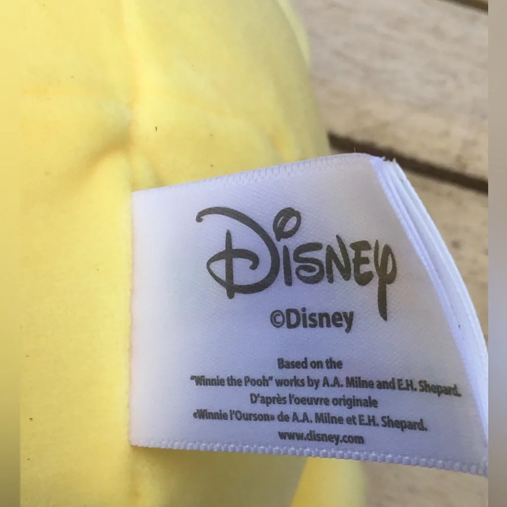 Disney Yellow & Red Winnie the Pooh Plush